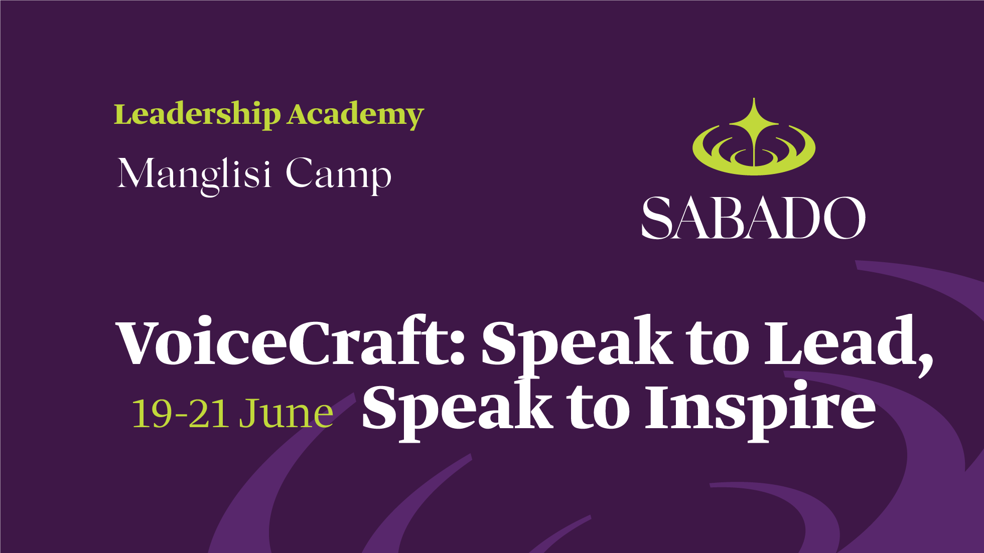VoiceCraft: Speak to Lead, Speak to Inspire 19.06-21.06